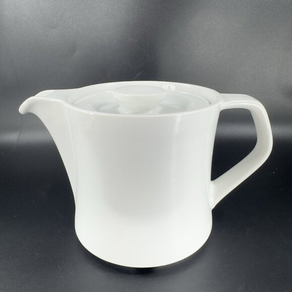 Seltmann Weiden Bavaria W Germany Praktica White Porcelain Carafe Pitcher Teapot - Picture 5 of 13